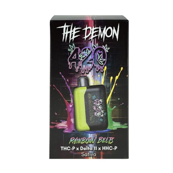 THE DEMON 420 DISPOSABLE SATIVA - RAINBOW BELTS
