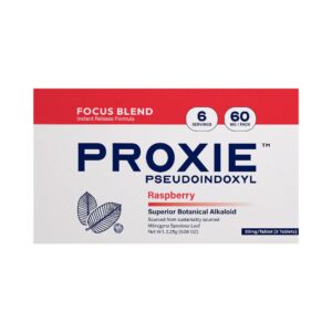 PROXIE 60MG 3CT KRATOM FOCUS BLEND – RASPBERRY