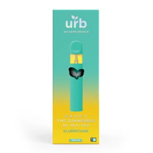 URB SAUCY THC DIAMONDS 3ML DISPOSABLE INDICA – SLURRICANE