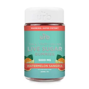 URB THCA LIVE SUGAR 5000MG GUMMIES – WATERMELON SANGRIA