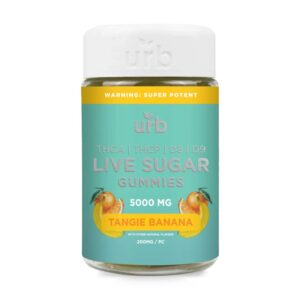 URB THCA LIVE SUGAR 5000MG GUMMIES – TANGIE BANANA