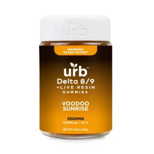 URB D8/D9 THC 3500MG GUMMIES – VOODOO SUNRISE