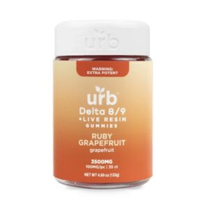 URB D8/D9 THC 3500MG GUMMIES – RUBY GRAPEFRUIT