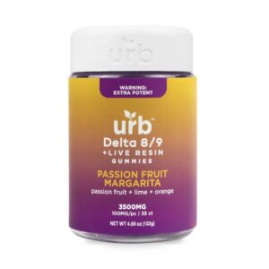 URB D8/D9 THC 3500MG GUMMIES – PASSION MARGARITA