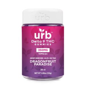 URB D9 THC 350MG GUMMIES – DRAGONFRUIT PARADISE