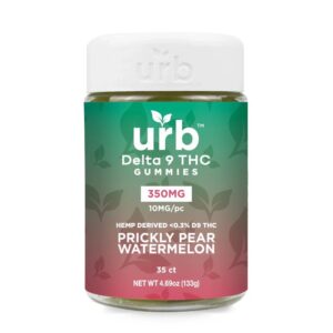 URB D9 THC 350MG GUMMIES – PRICKLY PEAR WATERMELON