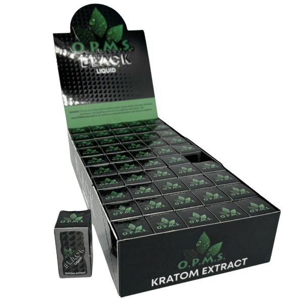 OPMS KRATOM 8.8ML LIQUID BLACK SHOTS