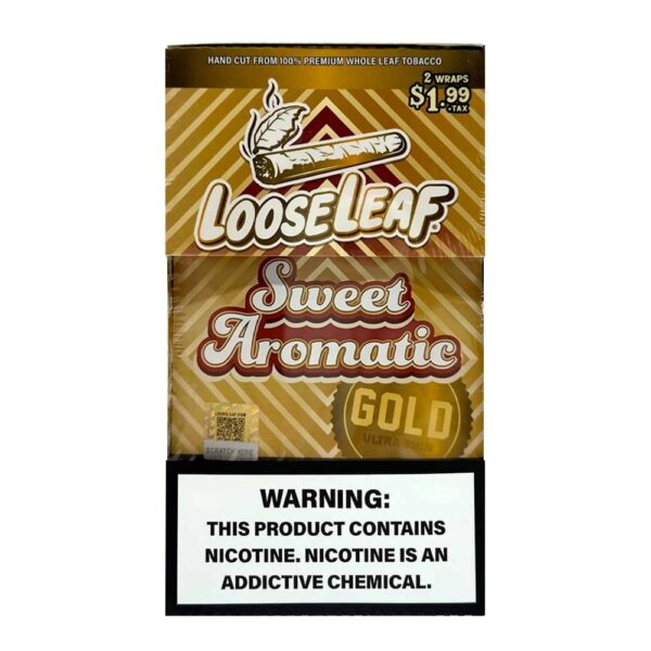 LOOSELEAF 2CT/1.99 WRAPS - SWEET AROMATIC GOLD