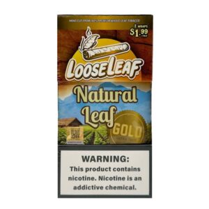 LOOSELEAF 2CT/1.99 WRAPS – NATURAL GOLD