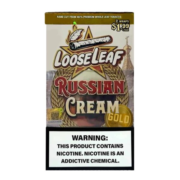 LOOSELEAF 2CT/1.99 WRAPS - RUSSIAN CREAM GOLD