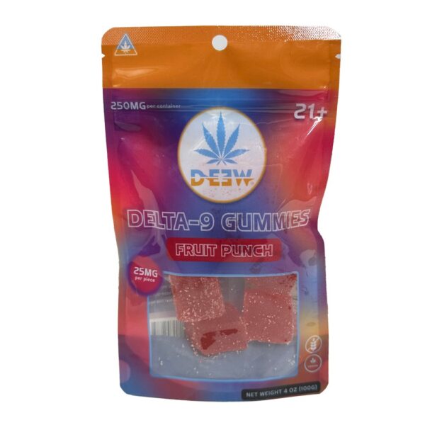 DE3W D9 25G GUMMIES - FRUIT PUNCH