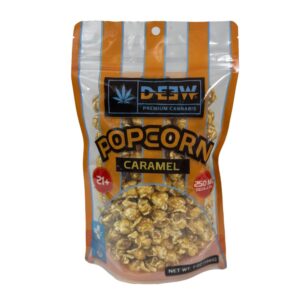 DE3W D9 THC 250MG POPCORN BAG – CARAMEL