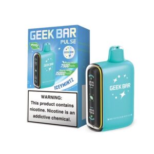GEEK BAR PULSE 5% NIC 15000 PUFFS DISPOSABLE – ICE MINTZ
