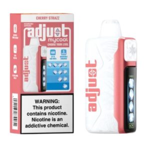 ADJUST MY COOL 5%NIC 40K PUFFS DISPOSABLE – CHERRY STRAZZ