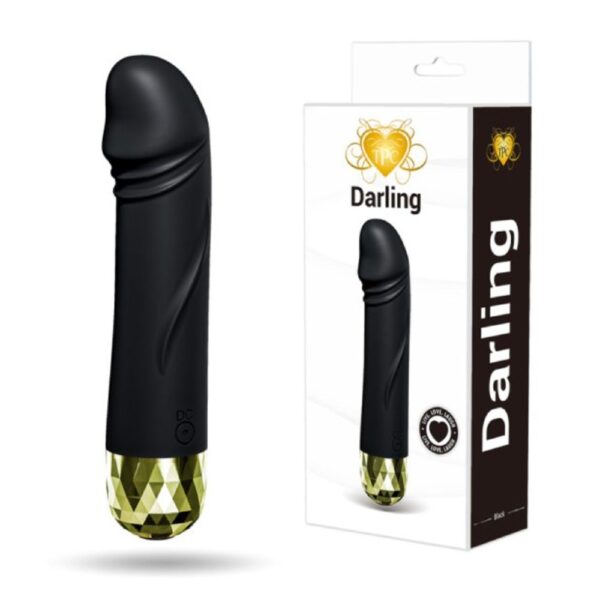 DARLING METALLIC ACCENT BULLET - BLACK
