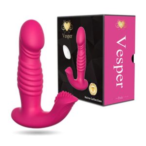 VESPER 3 IN 1 MULTI FUNCTION VIBE W/ REMOTE – PINK