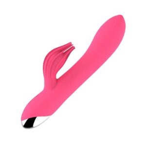WHITE QUEEN FLICKER RABBIT VIBE – PINK