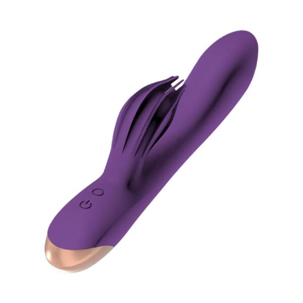WHITE QUEEN FLICKER RABBIT VIBE - PURPLE
