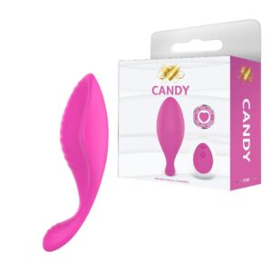 CANDY TICKLER BULLET W/ REMOTE – PINK