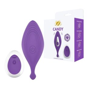 CANDY TICKLER BULLET W/ REMOTE – PURPLE