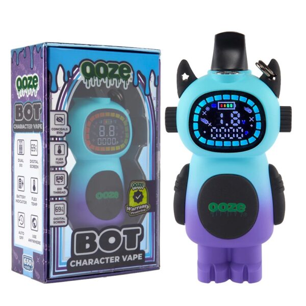 OOZE BOT CHARACTER VAPE BATTERY - BLUE