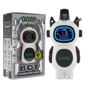 OOZE BOT CHARACTER VAPE BATTERY – WHITE