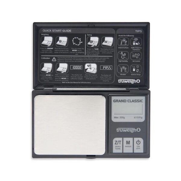 TRUWEIGH GRAND CLASSIC 200GX0.01G MINI SCALE - BLACK
