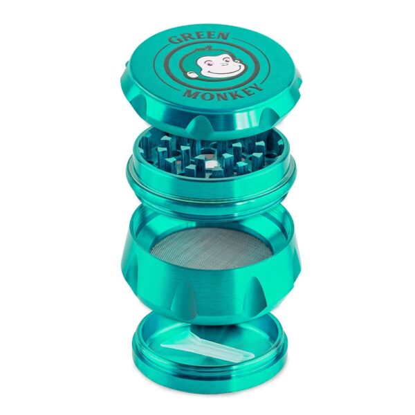 GREEN MONKEY JAVAN 63MM GRINDER - GREEN