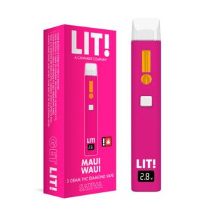 LIT! THC DIAMOND 3G DISPOSABLE  SATIVA – MAUI WOWIE