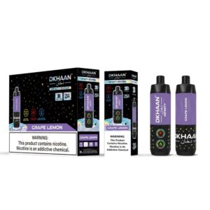 DKHAAN 5% NIC 25KPUFFS DISPOSABLE – GRAPE LEMON