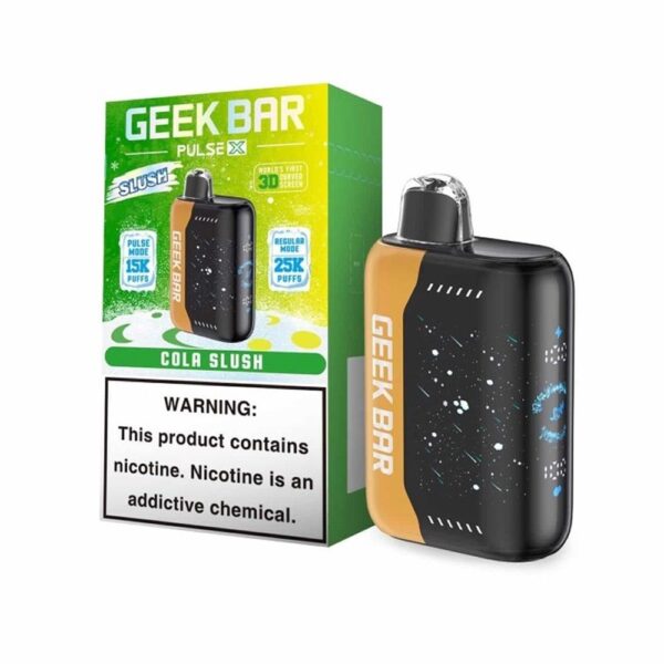 GEEK BAR PULSE X 5% NIC 25000 PUFFS DISPOSABLE - COLA SLUSH