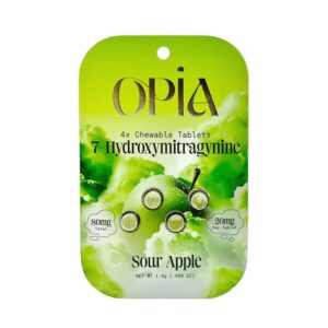 OPIA 7 OH 4CTS TABLET KRATOM – SOUR APPLE