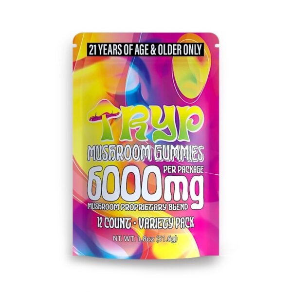 TRYP MUSHROOM 6000MG GUMMIES - WATERMELON