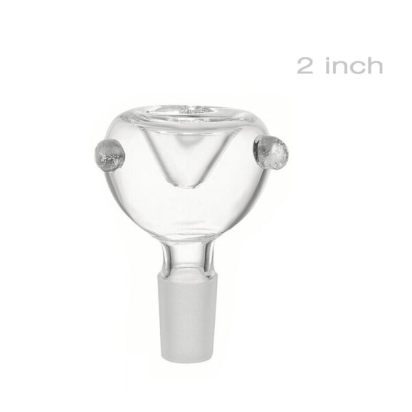 14MM MALE CLEAR GLASS BOWL