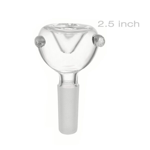 19MM MALE CLEAR GLASS BOWL