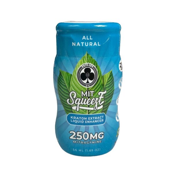 CLUB 13 MIT SQUEEZE 250MG KRATOM BOTTLE