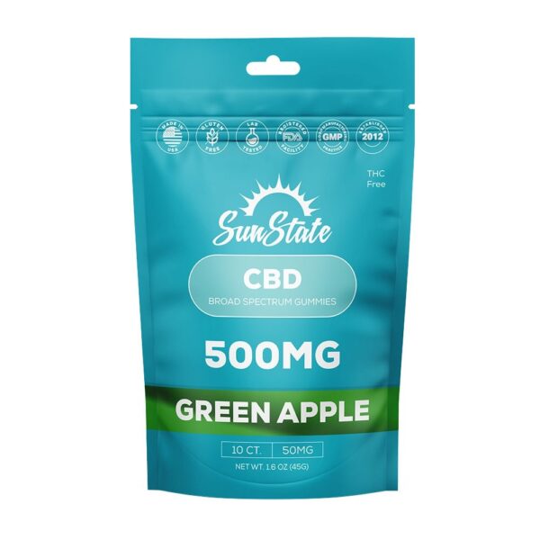 GOLDEN GOAT CBD 500MG GUMMIES - GREEN APPLE