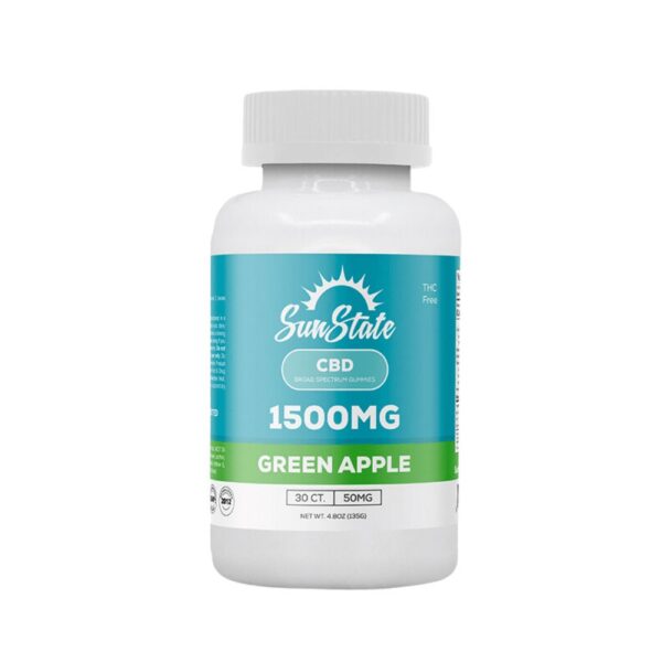 GOLDEN GOAT CBD 1500MG GUMMIES - GREEN APPLE