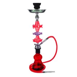 ZEBRA STACY 1 HOSE 29″ HOOKAH – RED