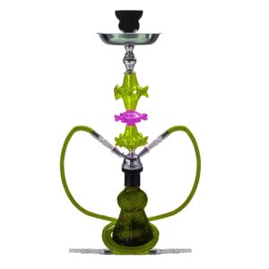 ZEBRA STACY 2 HOSES 29″ HOOKAH – GREEN