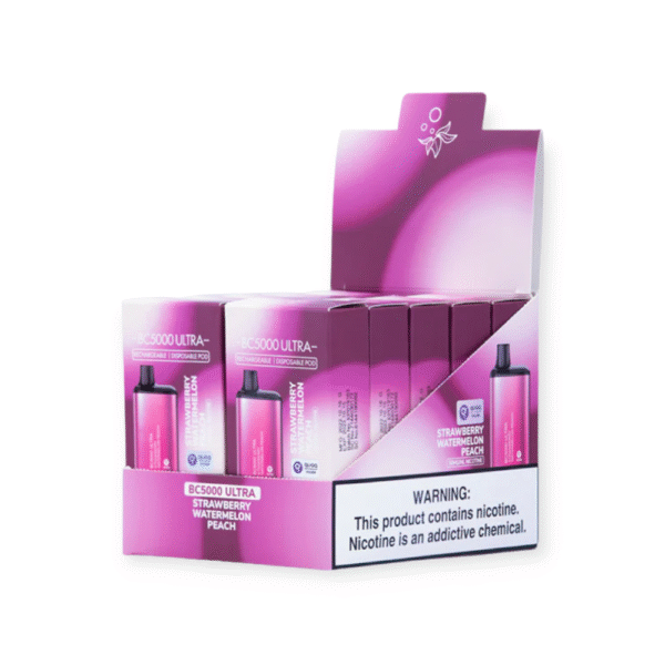 ELF BAR ULTRA 5% SALT NIC DISPOSABLE - STRAW WTRMLN PEACH
