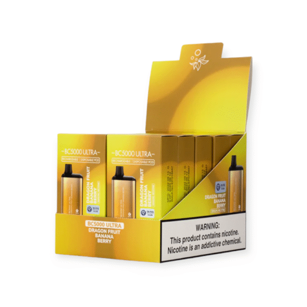 ELF BAR ULTRA 5% SALT NIC DISPOSABLE - DRGNFRT BANANA BERRY