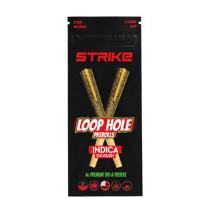 STRIKE LOOP HOLE 2CT 4G PREROLLS INDICA – OG KUSH