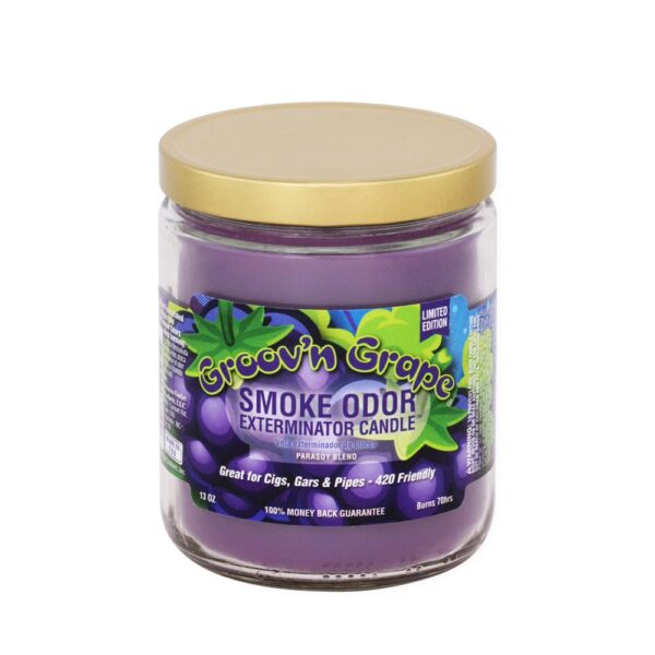 SMOKE ODOR EXTERMINATOR CANDLE - GROOV'N GRAPE