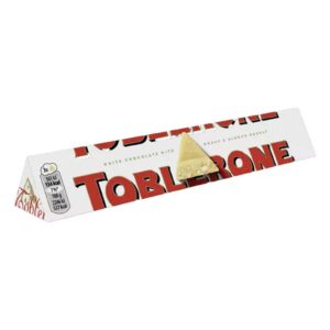 TOBLERONE WHITE CHOCOLATE W/ HONEY&ALMOND