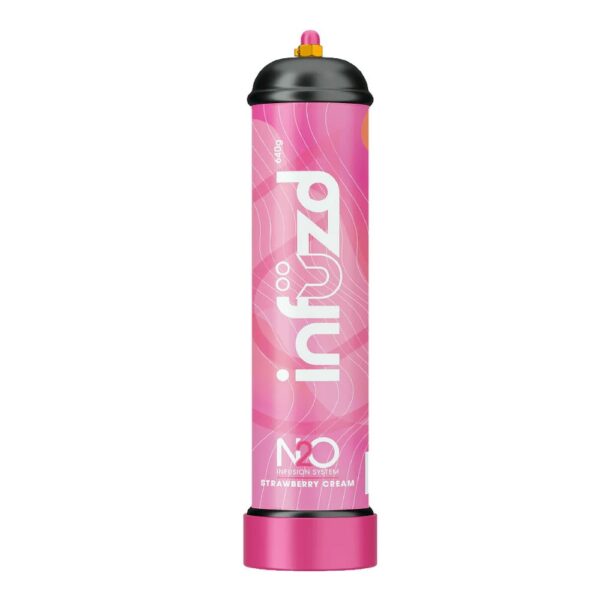 INFUZD 640G WHIP CREAM CHARGER- STRAW CREAM