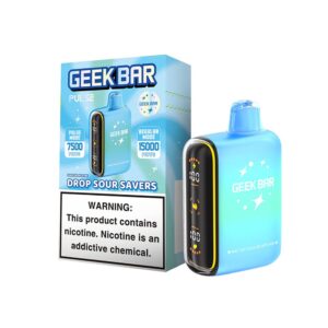 GEEK BAR PULSE 5% NIC 15000 PUFFS DISPOSABLE – DROP SOUR SAVERS
