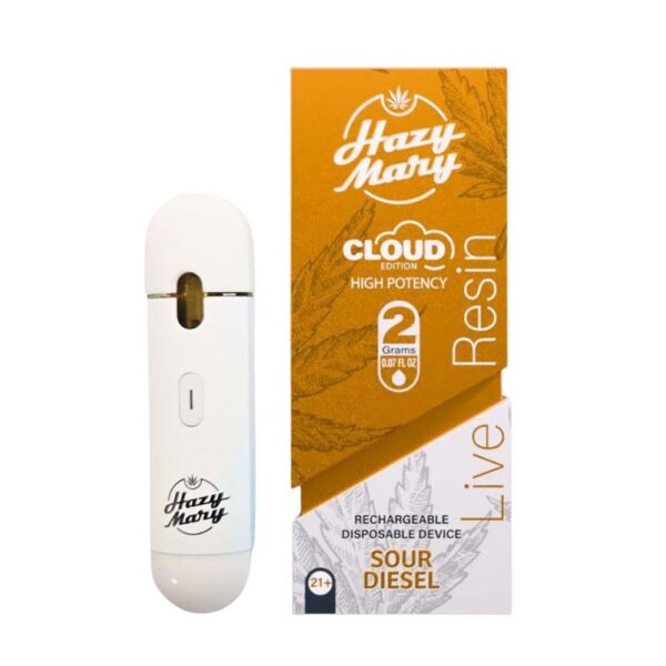 HAZY MARY CLOUD EDITION 2G DISPOSABLE HYBRID - SOUR DIESEL