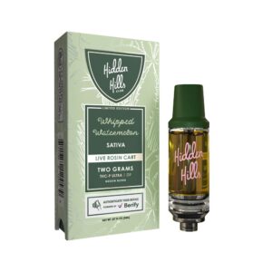 HIDDEN HILLS THCP/D9 BUSSIN BLEND 2G CARTRIDGE SATIVA – WHIPPED WATERMELON