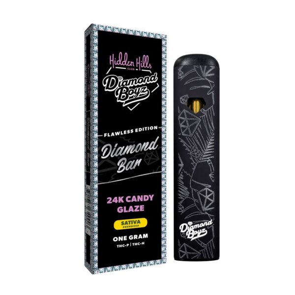 HIDDEN HILLS BOYZ THCP/H 1G DISPOSABLE SATIVA - 24K CANDY GLAZE